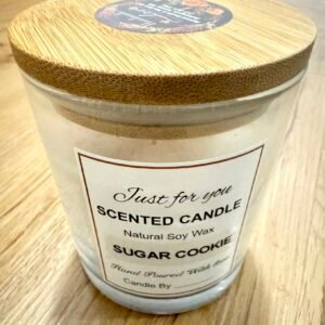 Bamiwo Hand Made – Sugar Cookie Scented Candle - 10 Oz Jar