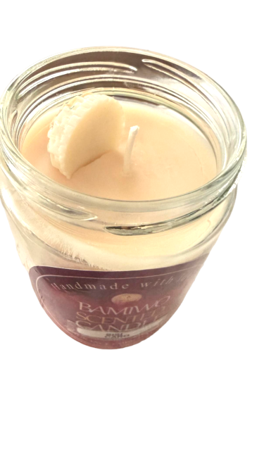 Bamiwo Hand-Made Sisi Caro Scented Candle — 12 Oz Jar - Image 2