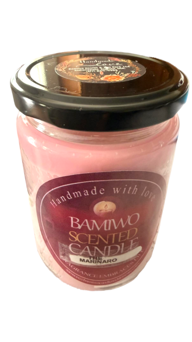 Bamiwo Hand-Made - The Marinaro Scented Candle — 12 Oz Jar