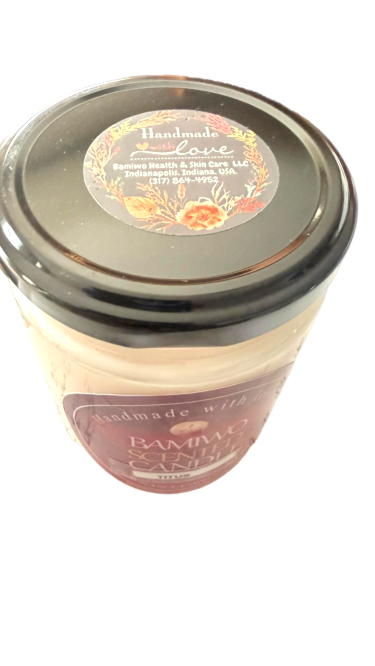 Bamiwo - Hand-Made Titus Scented Candle — 12 Oz Jar - Image 2